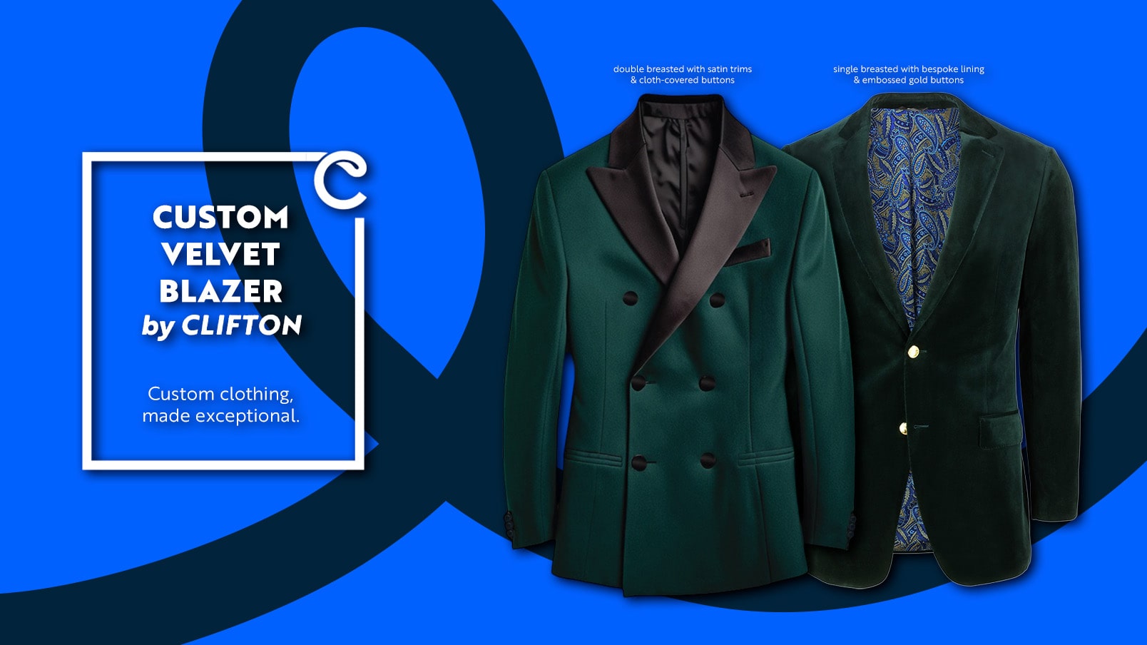 CLIFTON Tait Custom Velvet Blazer